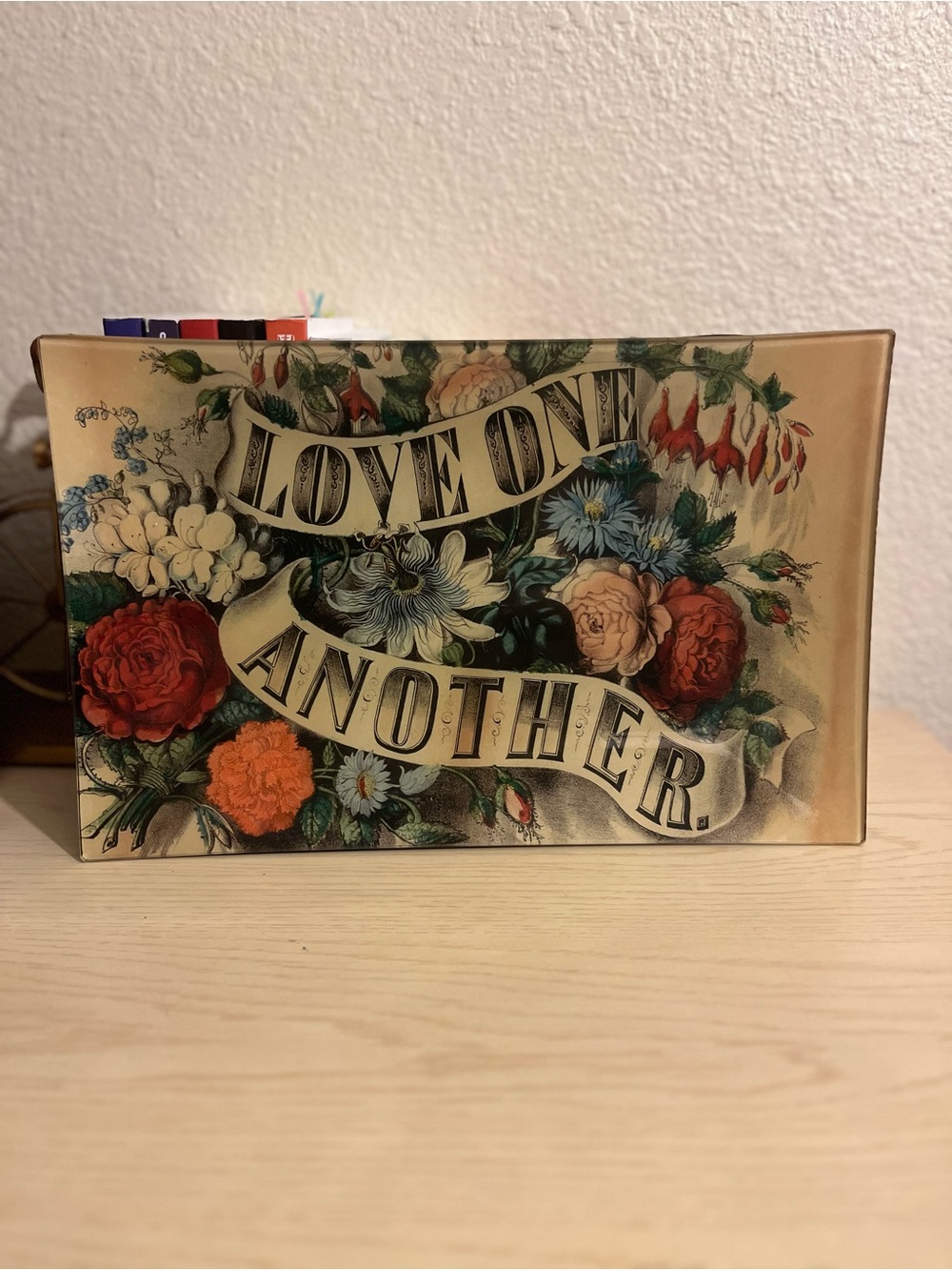 Vintage John Derian “Love One Another” Vanity Tray